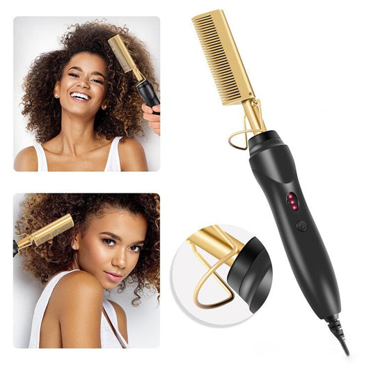 "Rizadora GlamWave  2 en 1:Tu Pelo Perfecto en Cualquier Momento"