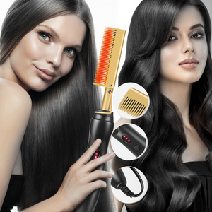 "Rizadora GlamWave  2 en 1:Tu Pelo Perfecto en Cualquier Momento"